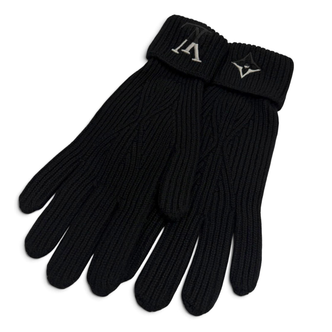 Great LOUIS VUITTON gloves Gloves LV Dual black cashmere mens S M79195