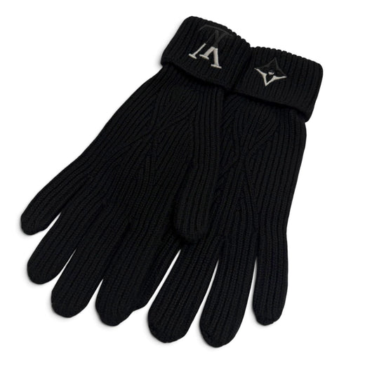 Great LOUIS VUITTON gloves Gloves LV Dual black cashmere mens S M79195