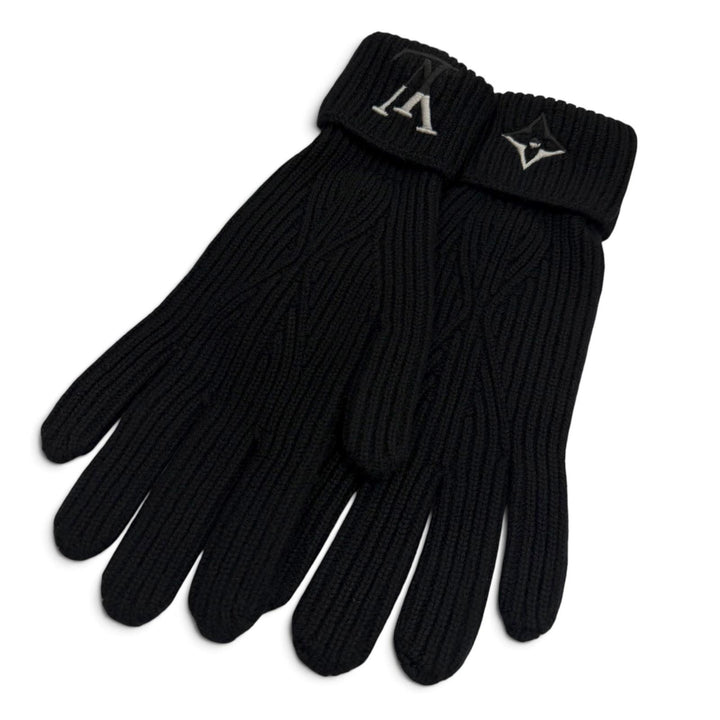 Great LOUIS VUITTON gloves Gloves LV Dual black cashmere mens S M79195
