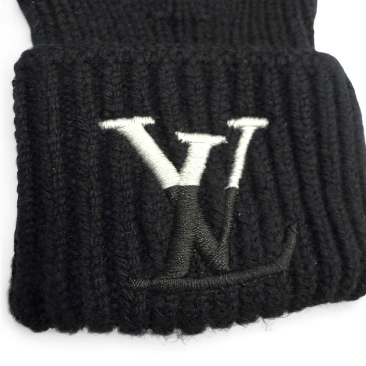 Great LOUIS VUITTON gloves Gloves LV Dual black cashmere mens S M79195