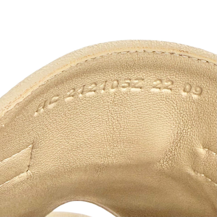 Pristine HERMES Mule candy Kelly Buckle Open-Toe Sandals Suedeleather 37 212105Z