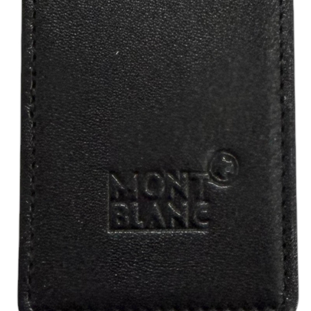 Excellent MONTBLANC pencil case White Star Pen Pouch for Two Pens