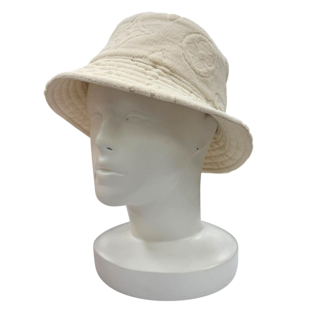 Great LOUIS VUITTON Monogram Champoux LV Vacation Bucket Hat reversible M77792