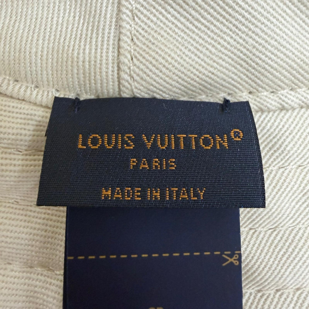 Great LOUIS VUITTON Monogram Champoux LV Vacation Bucket Hat reversible M77792