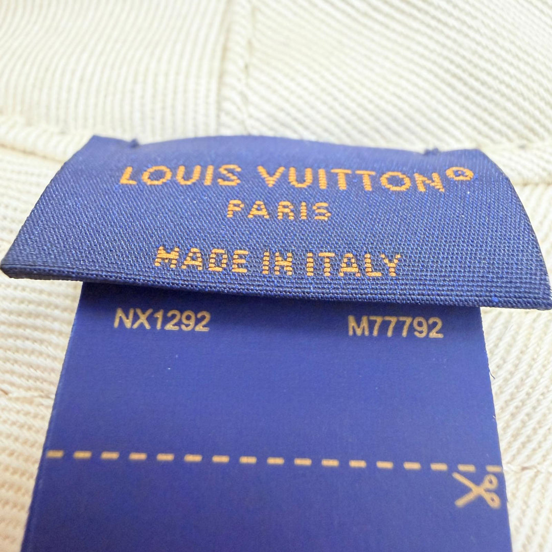 Great LOUIS VUITTON Monogram Champoux LV Vacation Bucket Hat reversible M77792