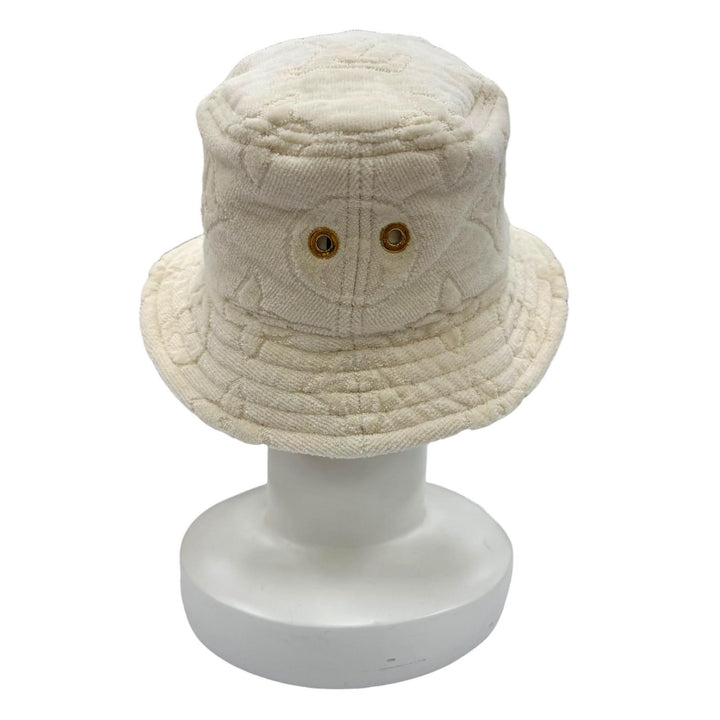 Great LOUIS VUITTON Monogram Champoux LV Vacation Bucket Hat reversible M77792