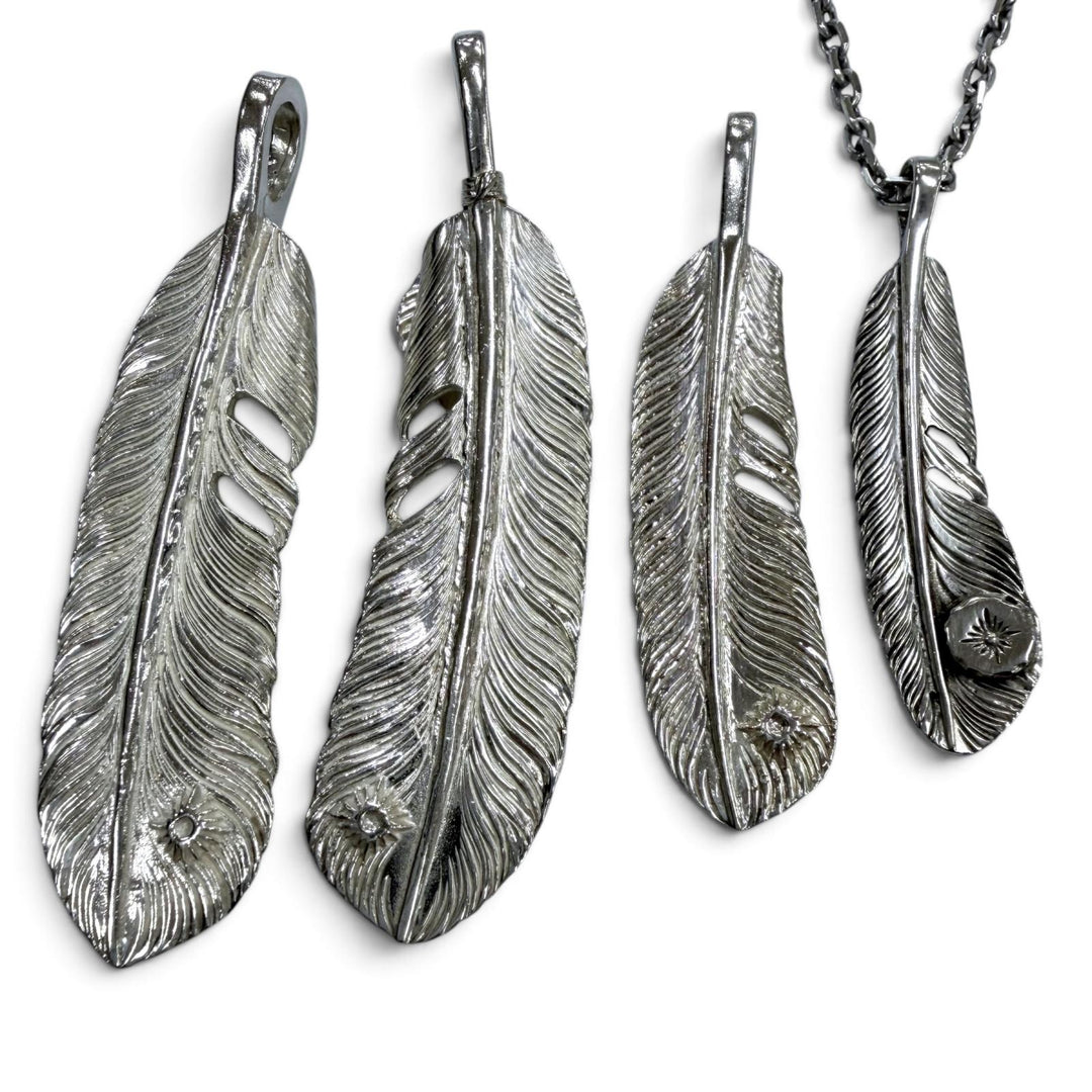 Great ARIZONA FREEDOM Eagle Feather Sun God Wheel Necklace Pendant Top 6PieceSet