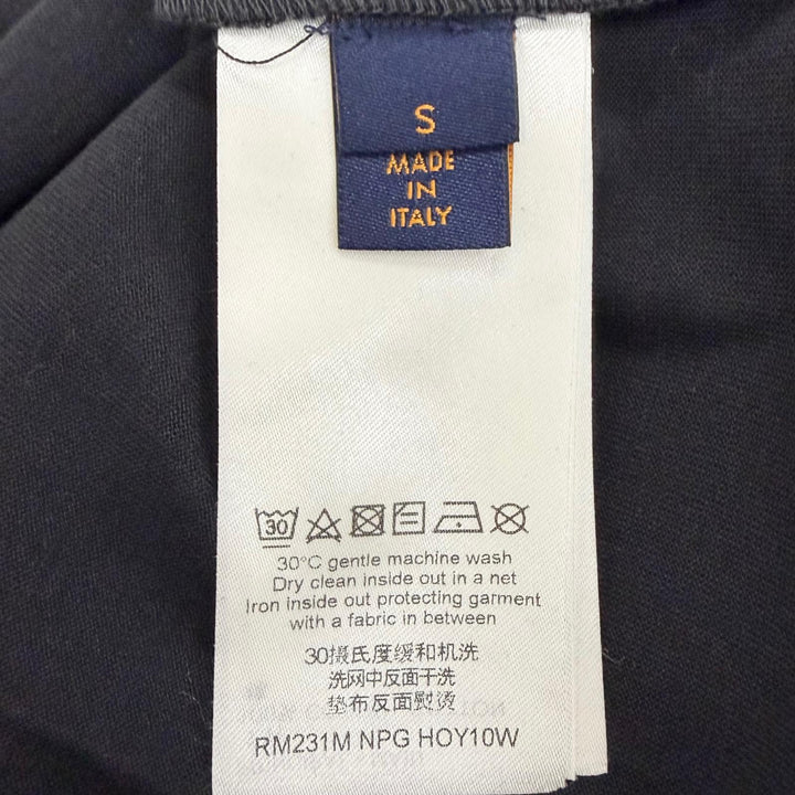 Excellent LOUIS VUITTON Short sleeve T-shirt LV Concert Inside Out black