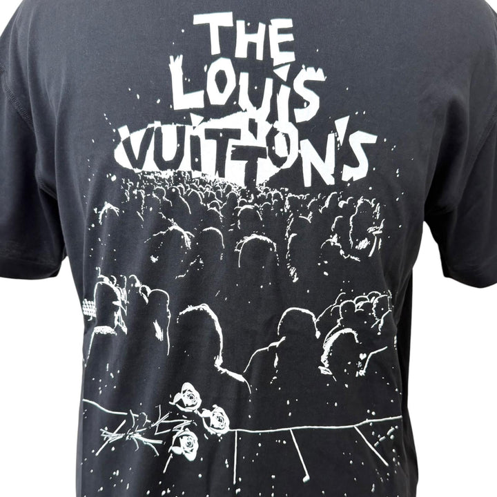 Excellent LOUIS VUITTON Short sleeve T-shirt LV Concert Inside Out black