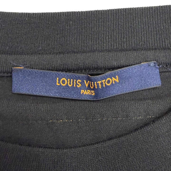 Excellent LOUIS VUITTON Short sleeve T-shirt LV Concert Inside Out black