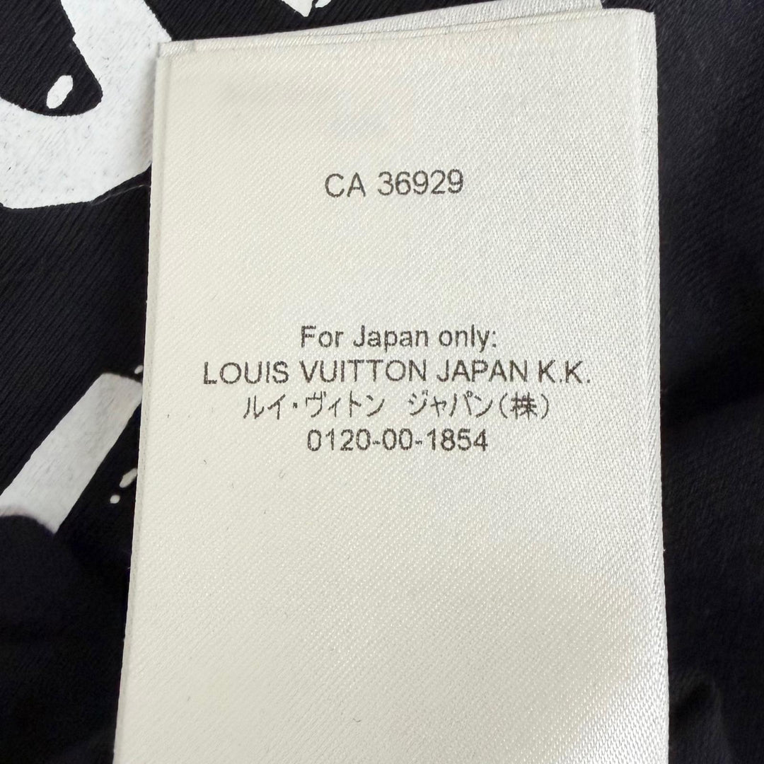Excellent LOUIS VUITTON Short sleeve T-shirt LV Concert Inside Out black