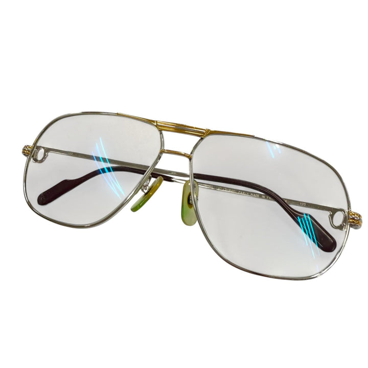 Good Cartier Glasses Trinity Two Bridges Silver mens