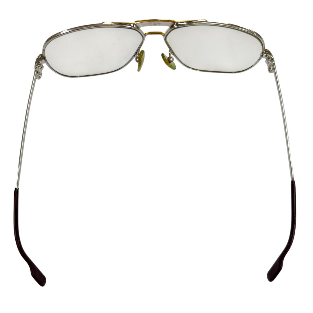 Good Cartier Glasses Trinity Two Bridges Silver mens