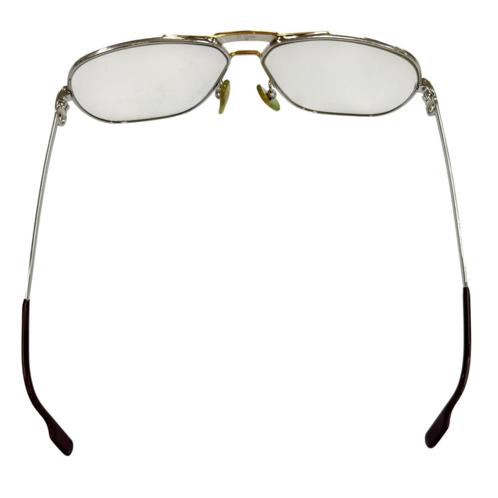 Good Cartier Glasses Trinity Two Bridges Silver mens