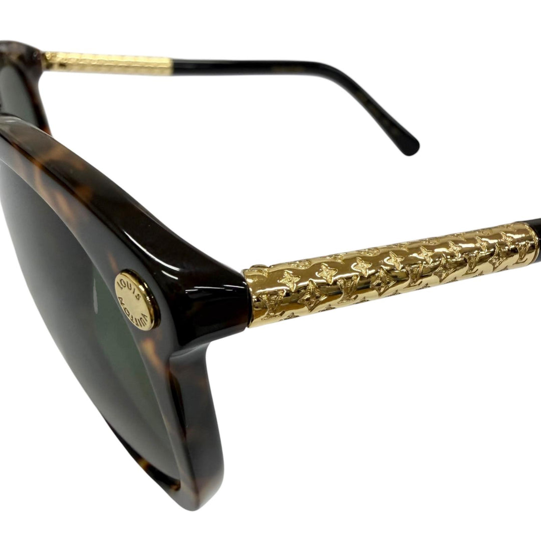 Excellent LOUIS VUITTON sunglasses Monogram Brown (tortoiseshell pattern)