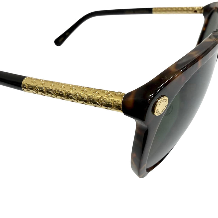 Excellent LOUIS VUITTON sunglasses Monogram Brown (tortoiseshell pattern)