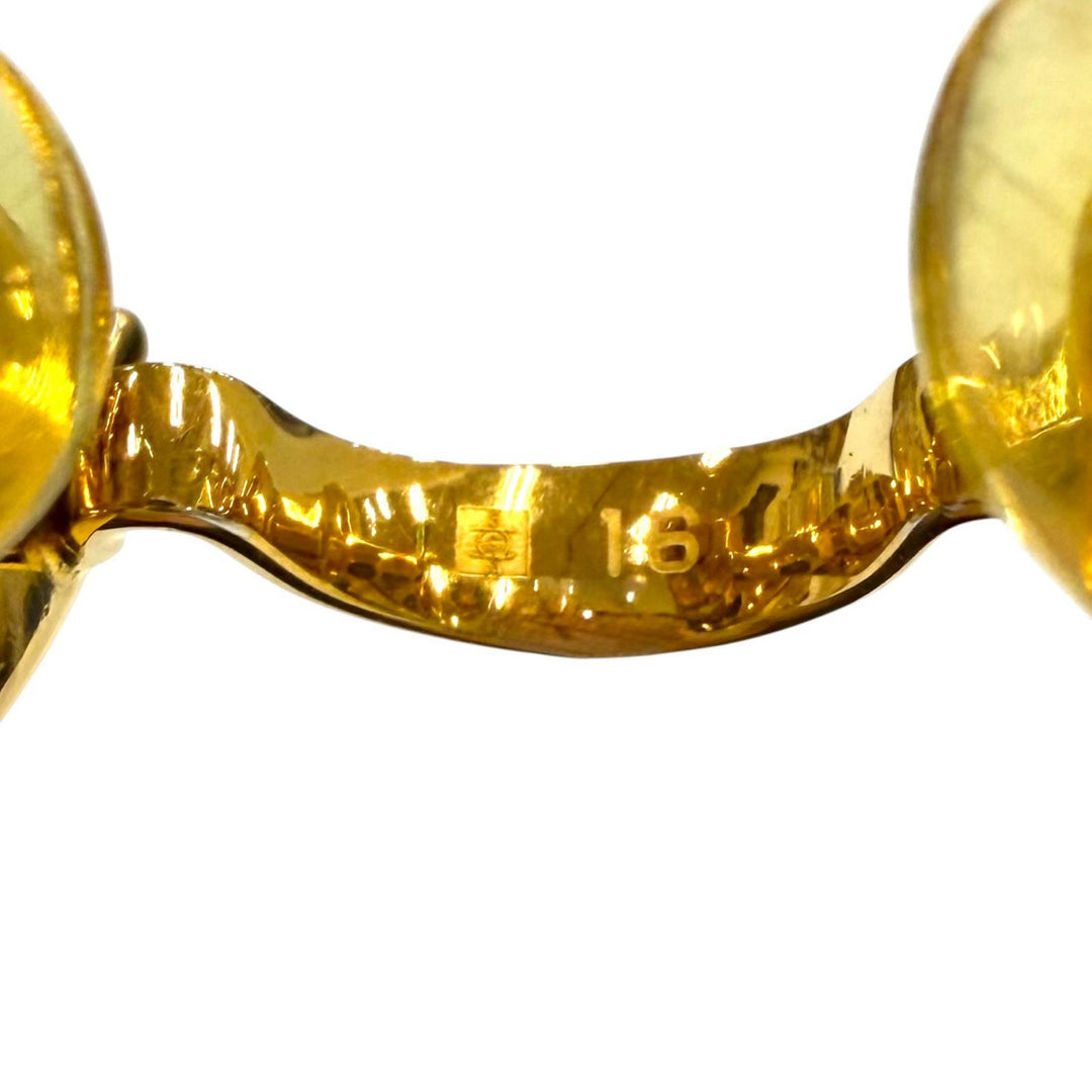 Very Good Cartier Glasses 2C decor Two Point Rimless gold mens
