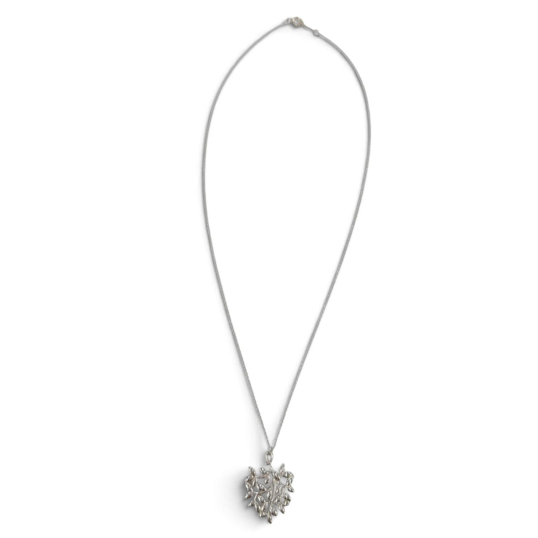 Great TIFFANY&Co. Necklace Olive Leaf Pendant Accessories Silver 925 Women