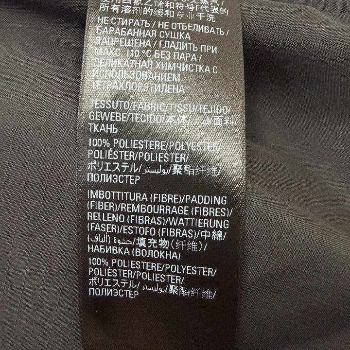 Excellent BALENCIAGA coat Oversized poncho cape Charcoal gray polyester
