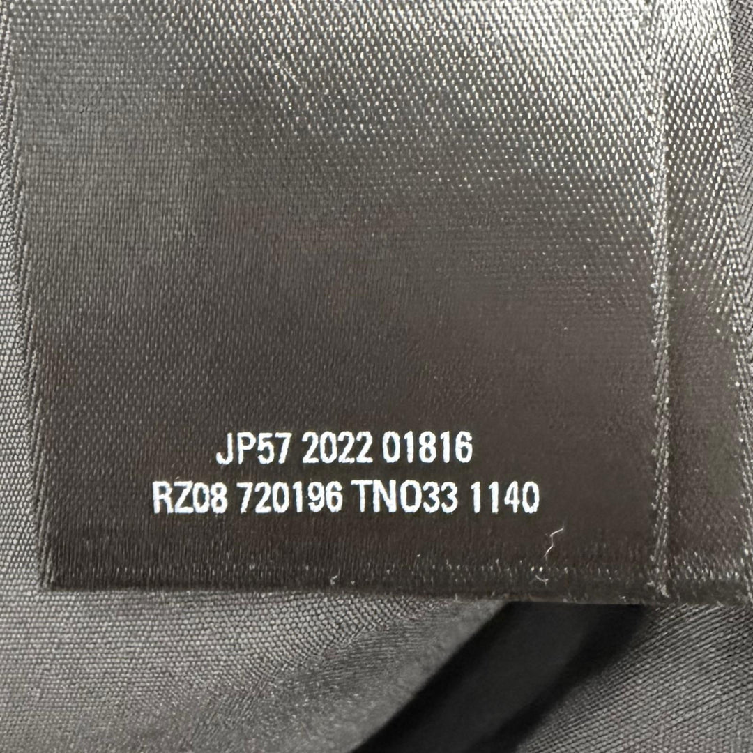 Excellent BALENCIAGA coat Oversized poncho cape Charcoal gray polyester
