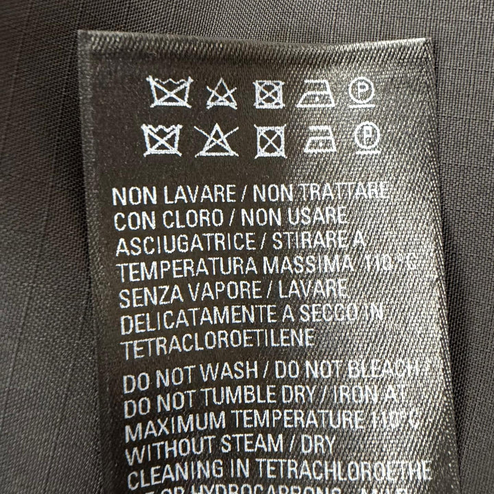 Excellent BALENCIAGA coat Oversized poncho cape Charcoal gray polyester