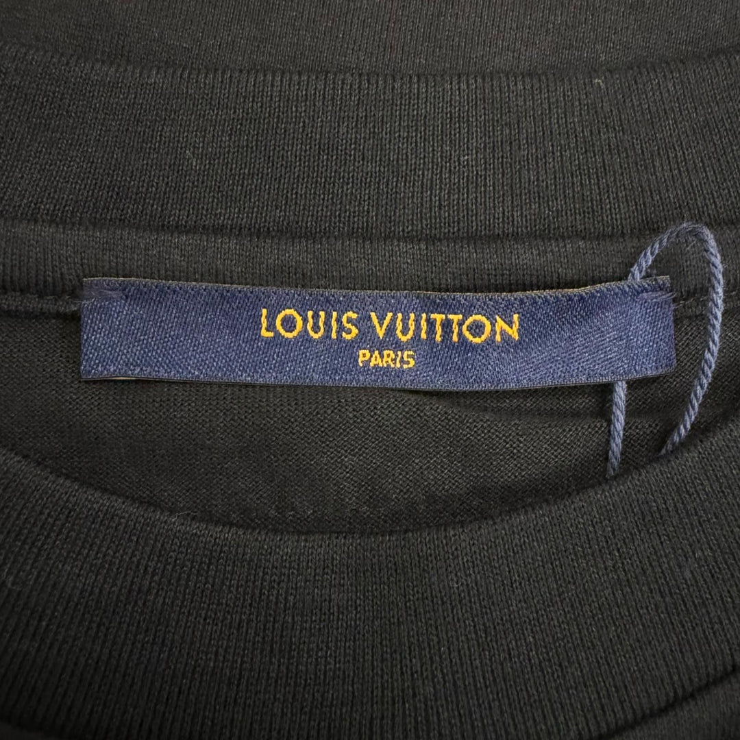 Pristine LOUIS VUITTON Short sleeve T-shirt LV Concert Inside Out black