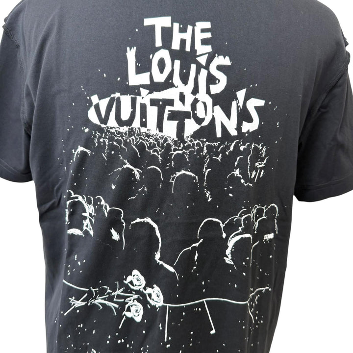 Pristine LOUIS VUITTON Short sleeve T-shirt LV Concert Inside Out black
