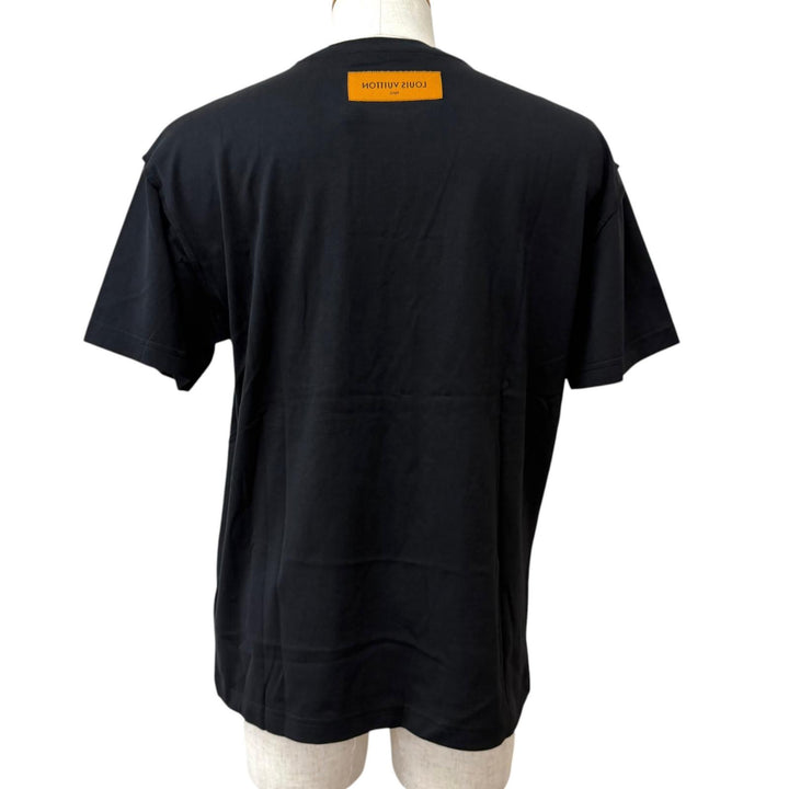 Pristine LOUIS VUITTON Short sleeve T-shirt LV Concert Inside Out black