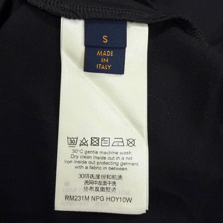 Pristine LOUIS VUITTON Short sleeve T-shirt LV Concert Inside Out black