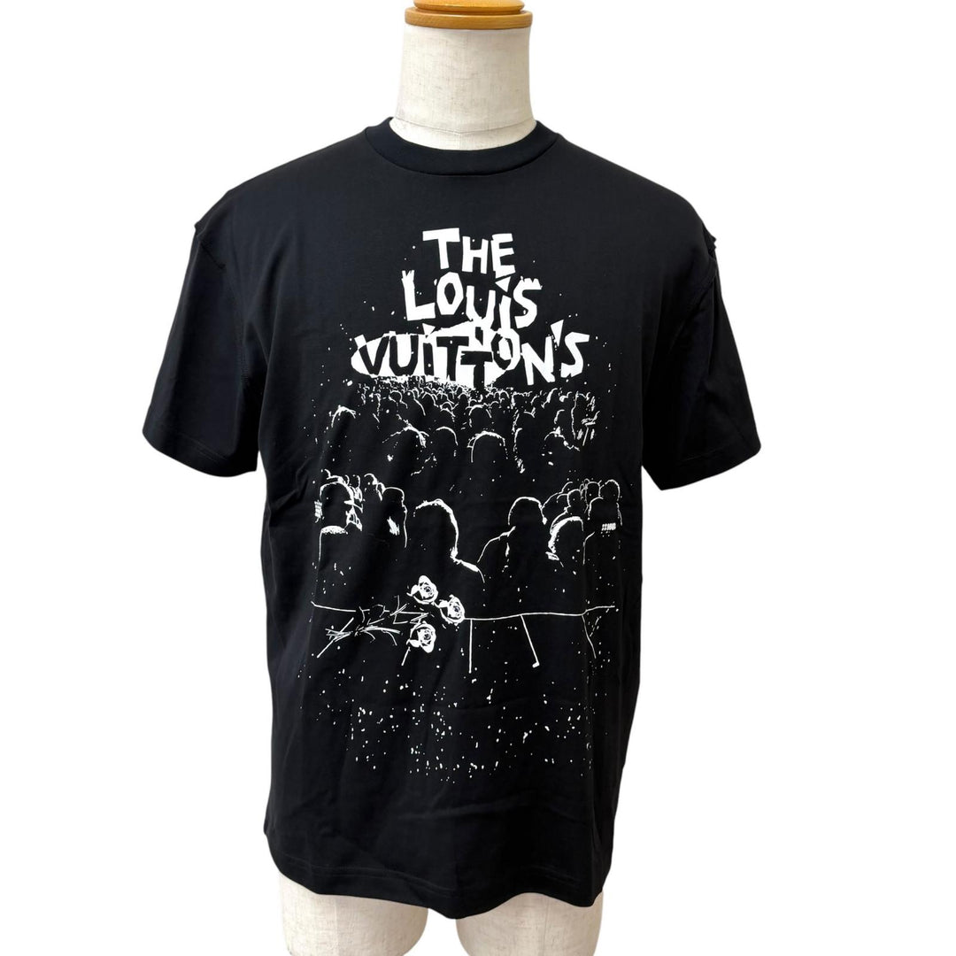 Pristine LOUIS VUITTON Short sleeve T-shirt LV Concert Inside Out black