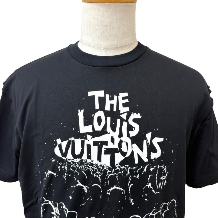 Pristine LOUIS VUITTON Short sleeve T-shirt LV Concert Inside Out black