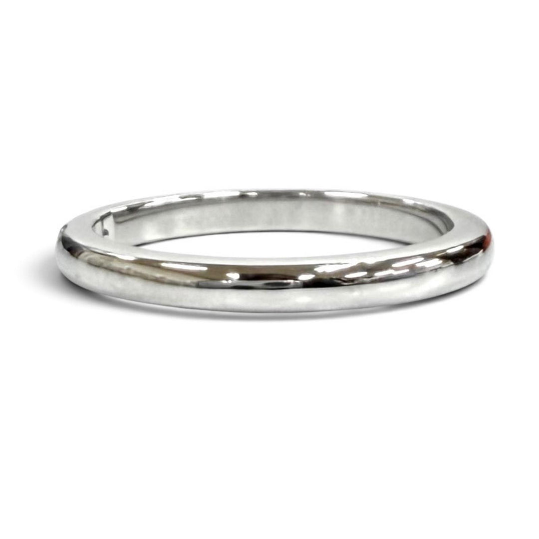 Excellent TIFFANY&Co. Ring ring Wedding band rings Silver PT950 Women