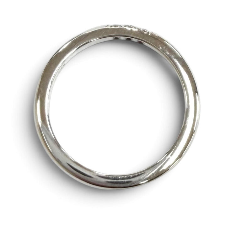 Excellent TIFFANY&Co. Ring ring Wedding band rings Silver PT950 Women