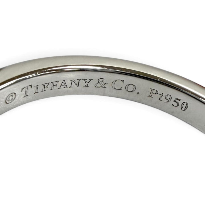 Excellent TIFFANY&Co. Ring ring Wedding band rings Silver PT950 Women