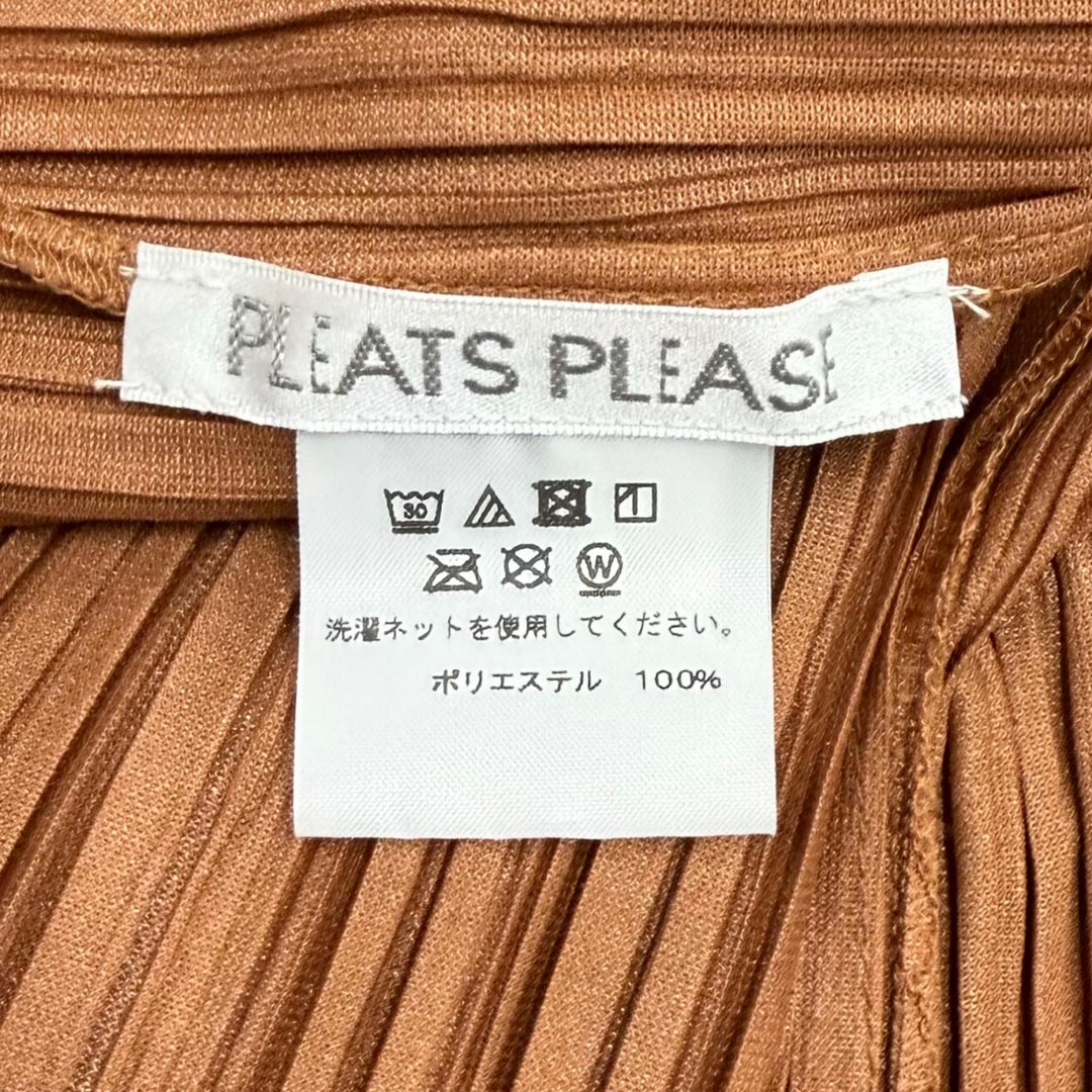 Excellent PLEATS PLEASE one piece Sleeveless Pleated Long polyester 2 PP83-JH605