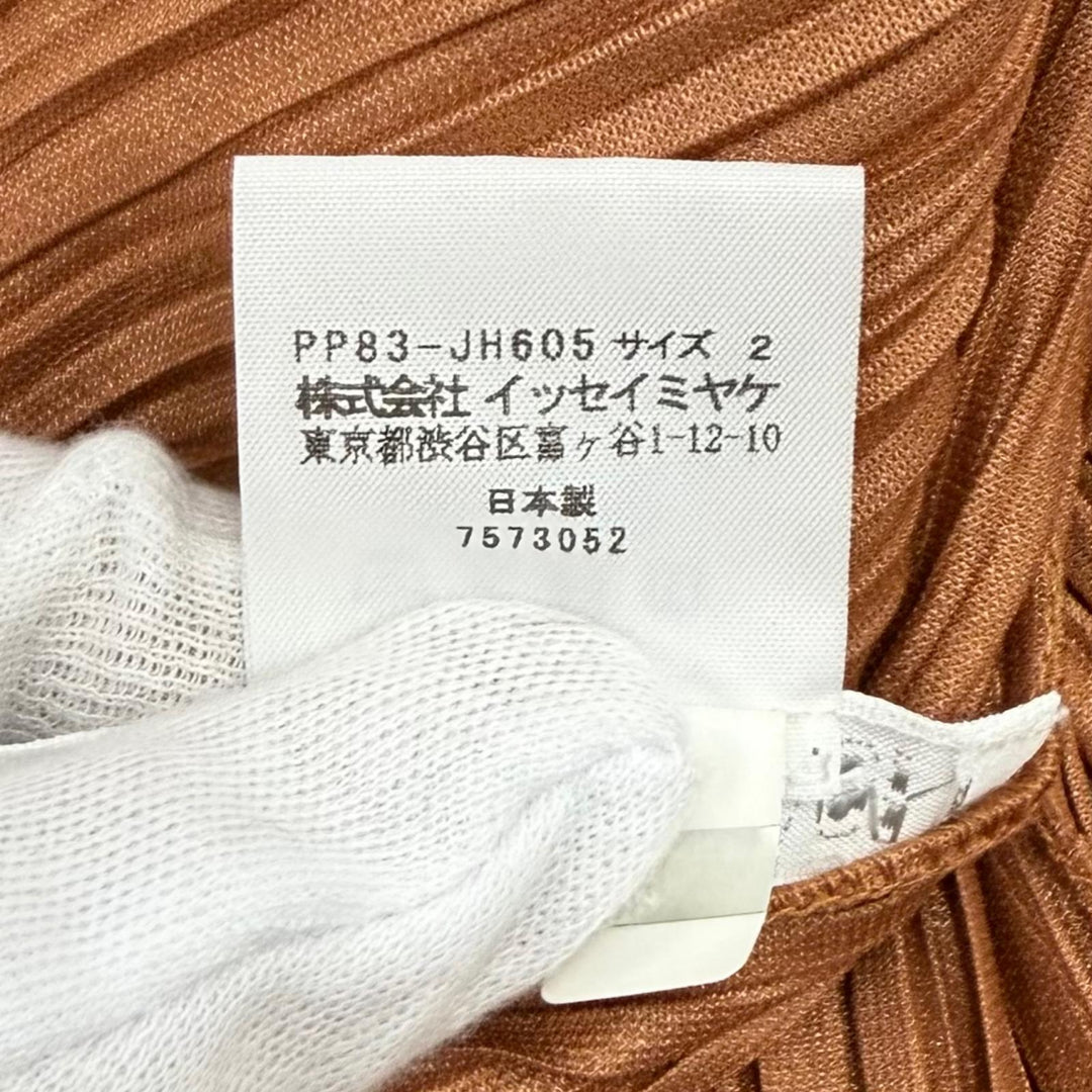 Excellent PLEATS PLEASE one piece Sleeveless Pleated Long polyester 2 PP83-JH605
