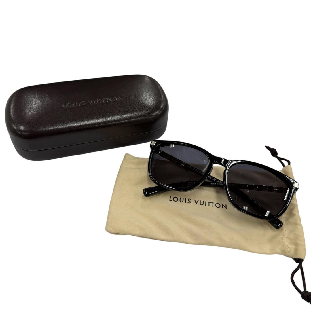 Very Good LOUIS VUITTON sunglasses Conviction black Z0614E