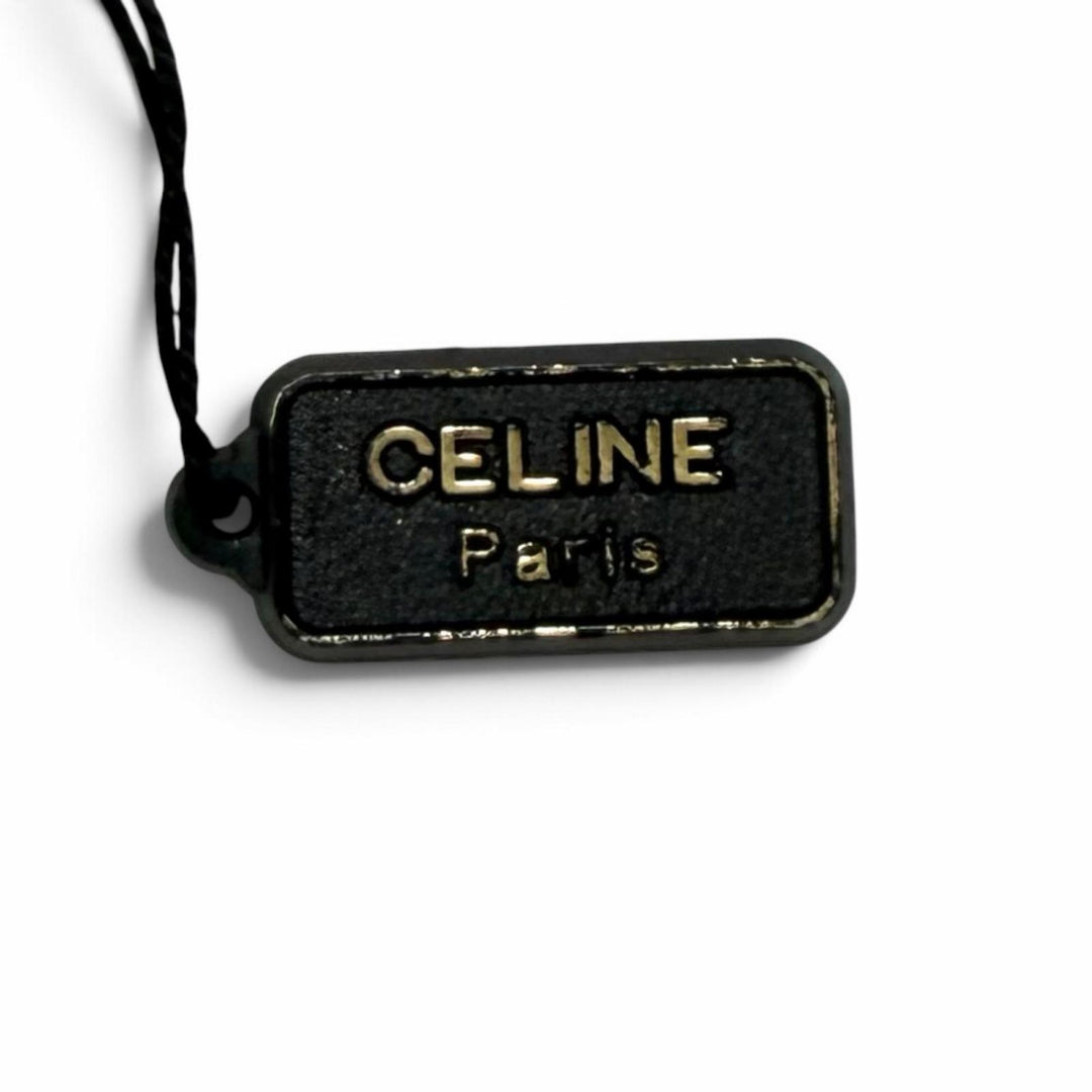 Excellent CELINE Necklace Triomphe Horsebit Chain Long Necklace gold Women