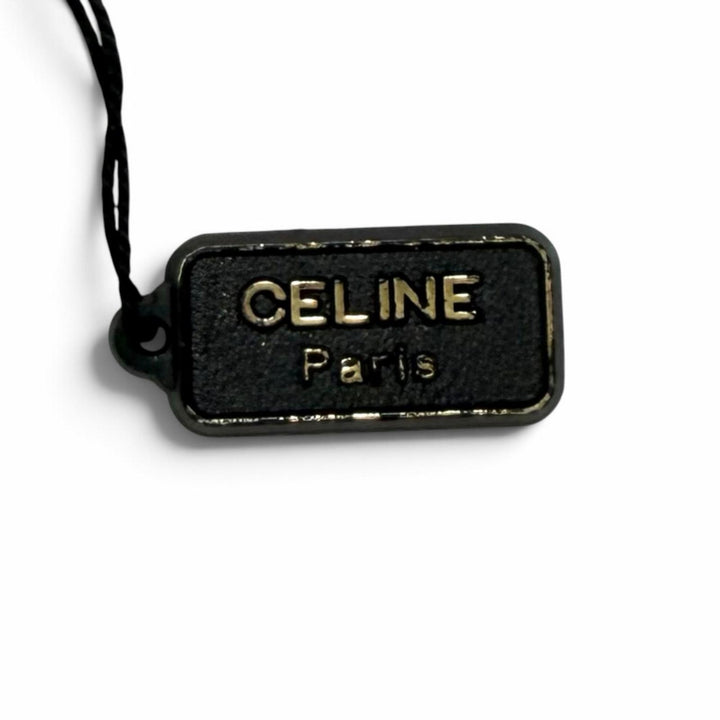Excellent CELINE Necklace Triomphe Horsebit Chain Long Necklace gold Women