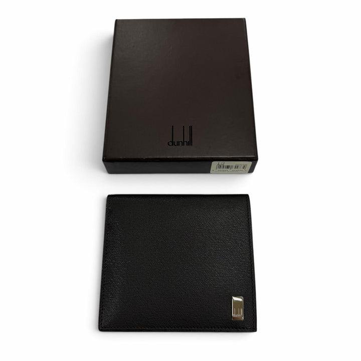 Excellent Dunhill Bifold Wallet Wallet with logo Dark brown leather mens
