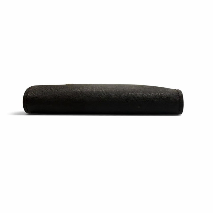 Excellent Dunhill Bifold Wallet Wallet with logo Dark brown leather mens
