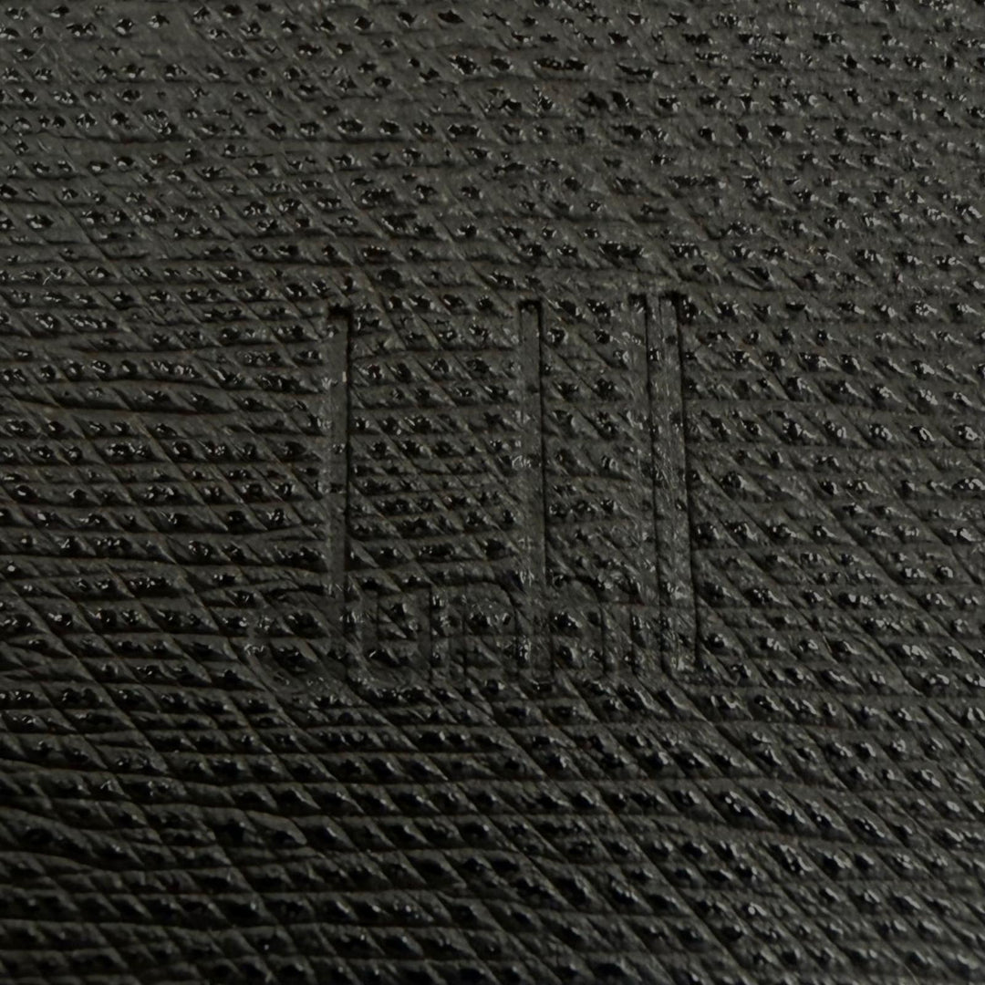 Excellent Dunhill Bifold Wallet Wallet with logo Dark brown leather mens