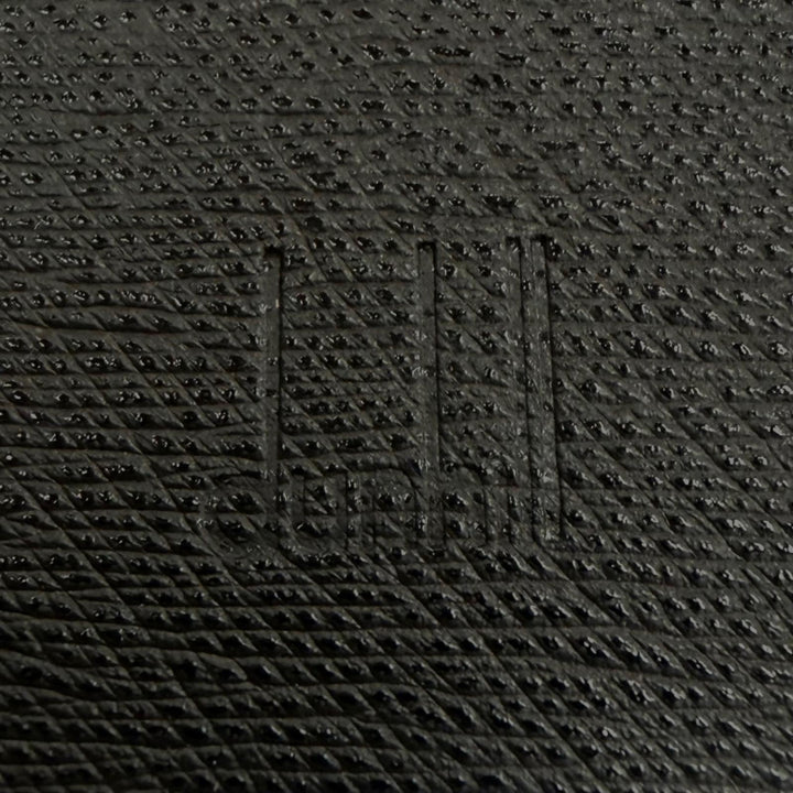 Excellent Dunhill Bifold Wallet Wallet with logo Dark brown leather mens