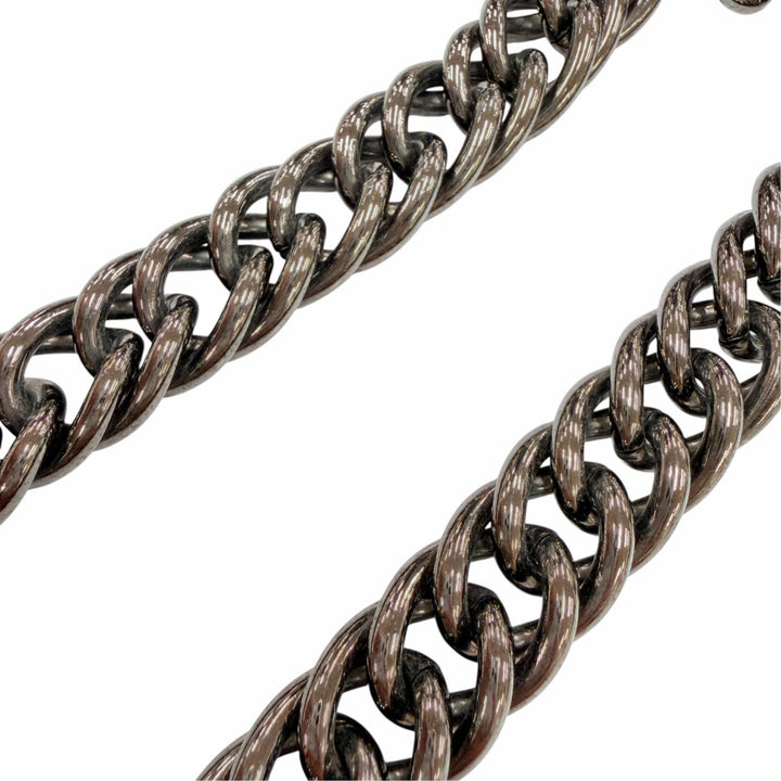 Great GIVENCHY Necklace colored stone choker Gunmetal metal Women