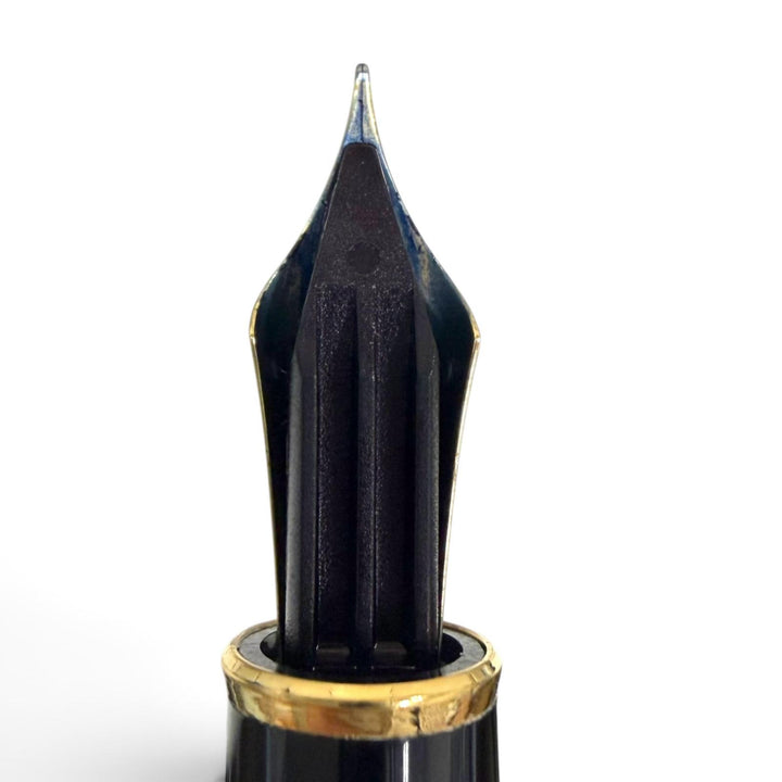 Great MONTBLANC fountain pen Meisterstück 4810 Cap type black 14K mens