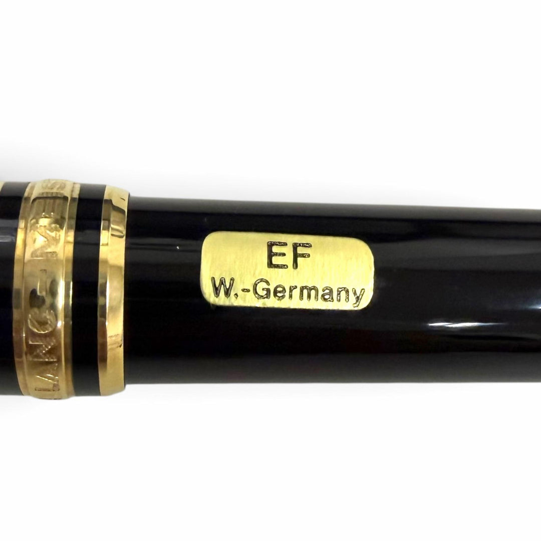 Great MONTBLANC fountain pen Meisterstück 4810 Cap type black 14K mens