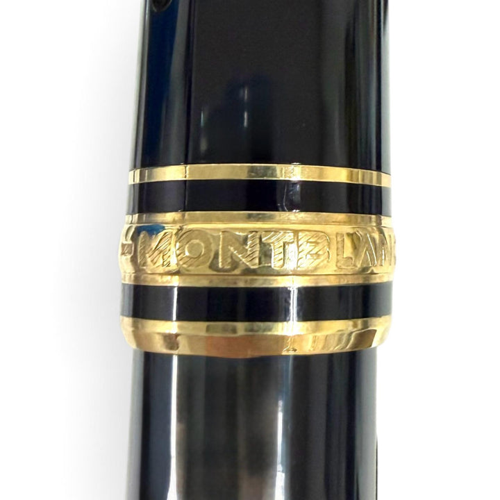 Great MONTBLANC fountain pen Meisterstück 4810 Cap type black 14K mens