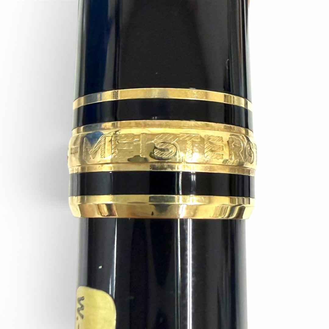 Great MONTBLANC fountain pen Meisterstück 4810 Cap type black 14K mens