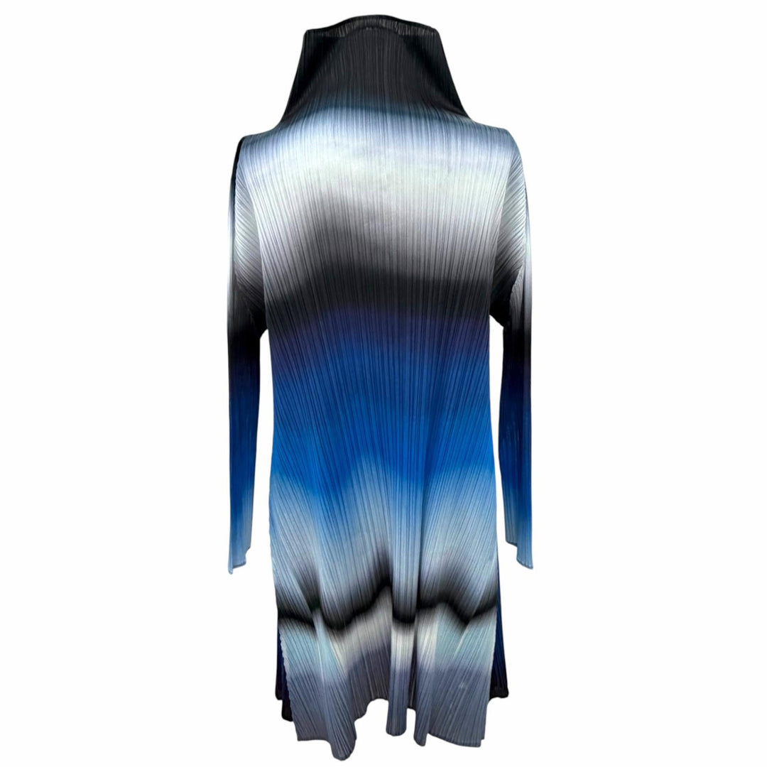 Excellent PLEATS PLEASE one piece High-neck, gradient tunic 3 PP23-JT736