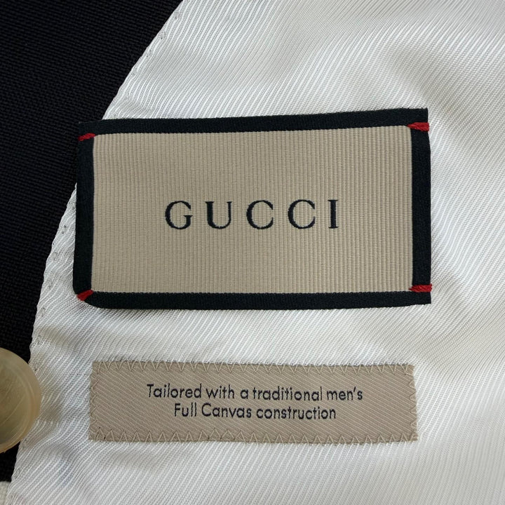 Excellent GUCCI Jacket Double-breasted woolen Ivory wool Women 42 721190